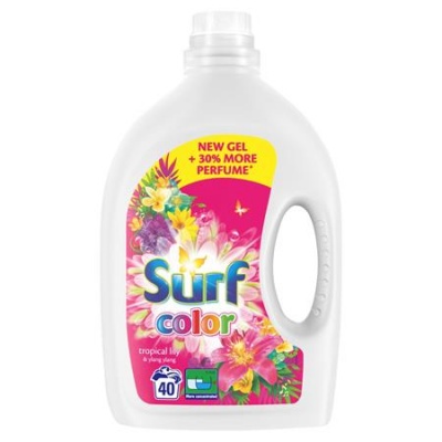 Mosógél, 40 mosáshoz, 2 l, SURF "Tropical"